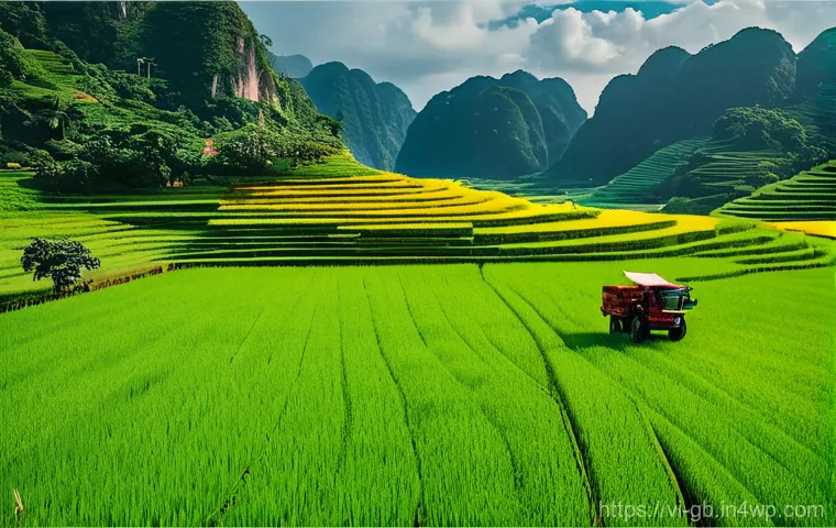 탄소중립을 위한 지속 가능한 농업 - Here are three image generation prompts in English, designed to capture the essence of sustainable V...