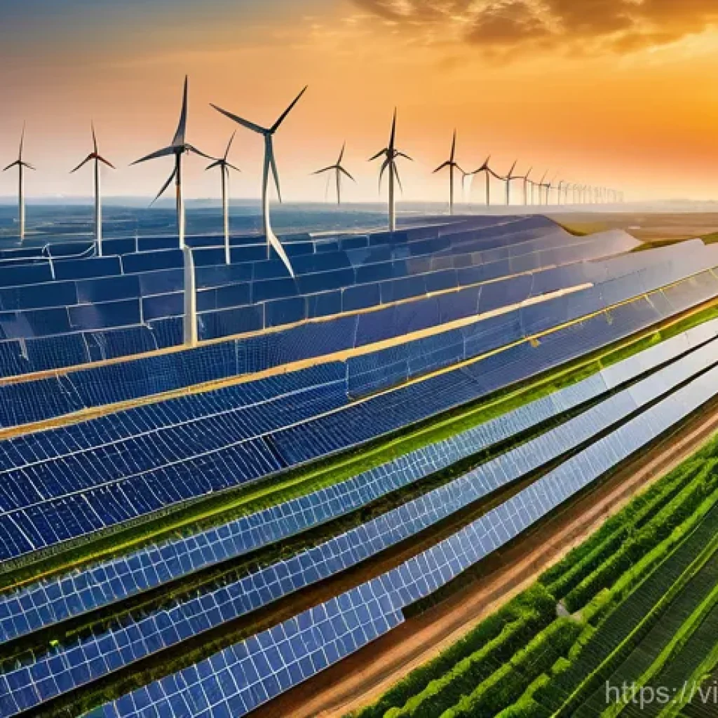 탄소중립을 위한 대안 에너지 찾기 - **Prompt 1: "Vietnam's Green Energy Boom: A Landscape of Progress"**
A wide-angle, vibrant, and ...