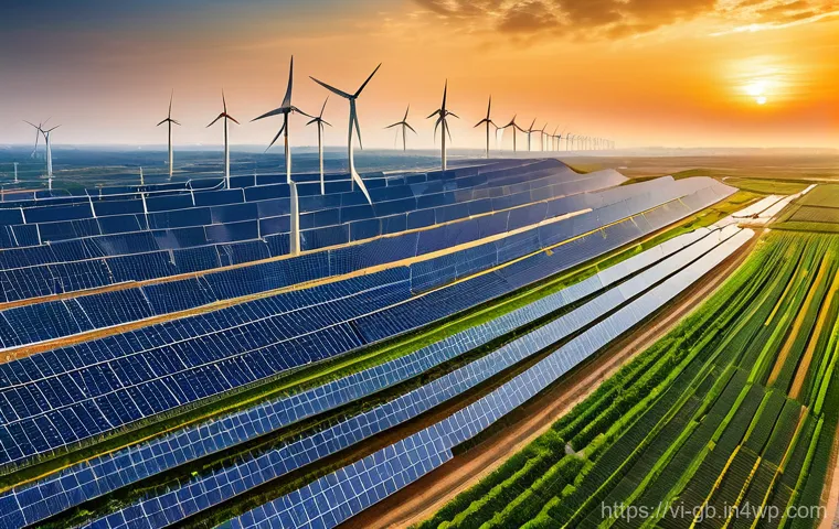탄소중립을 위한 대안 에너지 찾기 - **Prompt 1: "Vietnam's Green Energy Boom: A Landscape of Progress"**
A wide-angle, vibrant, and ...