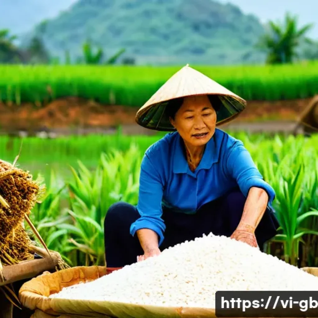 탄소중립을 위한 여성의 역할 강화하기 - **Prompt 1: Resilient Vietnamese Women in Sustainable Agriculture**
"A vibrant, wide-angle shot ...